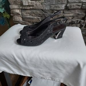 Bella Hanna Black Slingback Dress Shoe